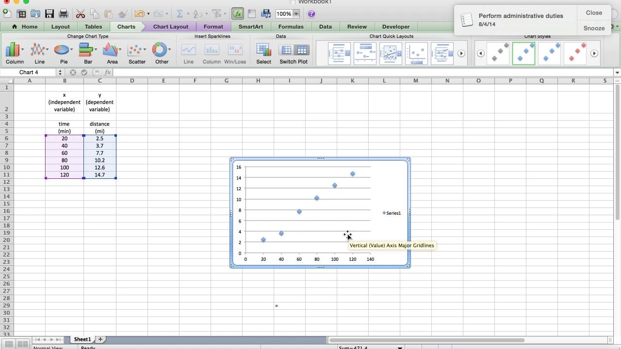 excel for mac graphing tutorials