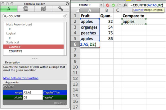calculate range in excel for mac